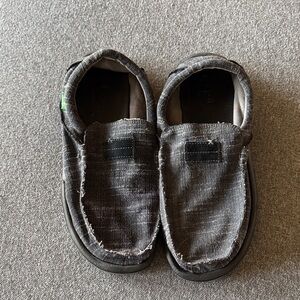 Sanuk Gray Slip-On Loafers
